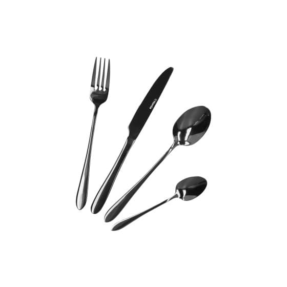 Cutlery set Homla ABELE Black, 16 pcs.