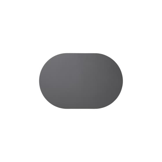 Asa Selection Oval Basalt Placemat, 49.5 x 33 cm
