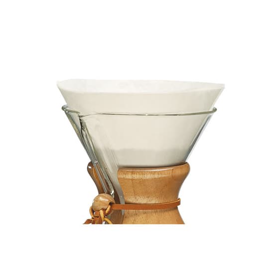 Pre-folded paper filters Chemex Circles, 100 pcs.