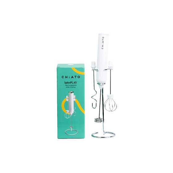CHiATO LattePLAY Milk Frother - White