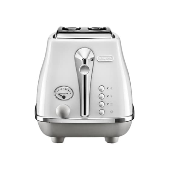DeLonghi Icona Capitals CTOC 2103.W Toaster, 900 W - White