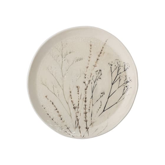 Bloomingville Nature Stoneware Bea Plate, 27.5 cm