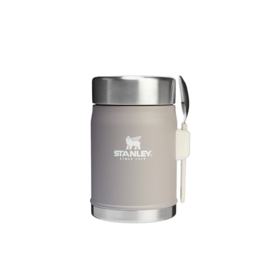 Thermos food jar with a spork Stanley Classic Legendary Ash, 0.4 l