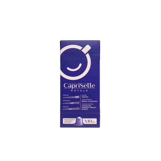 Coffee capsules for Nespresso® machines Caprisette Royale, 10 pcs.