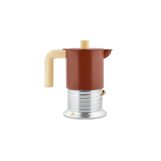 Alessi Vite PM01/6 BR Moka pot, 6 cups - Brown
