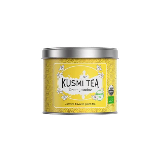 Organic green tea Kusmi Tea Green Jasmine, 90 g (in a metal tin)