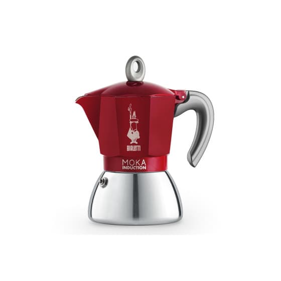 Moka pot Bialetti Moka Induction Red 6 cups