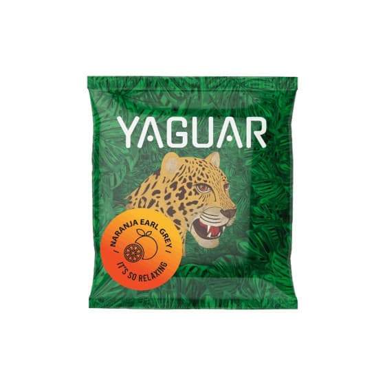 Mate tea Yaguar Naranja Earl Grey, 50 g