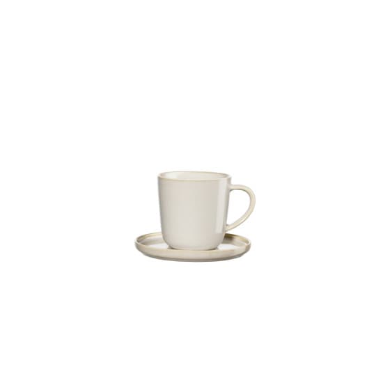 Asa Selection Coppa Tofu Espresso Cup with a Saucer, 80 ml