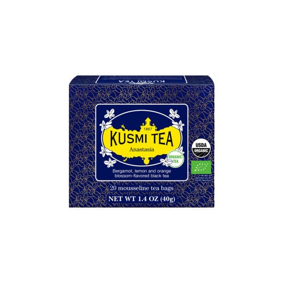 Organic black tea Kusmi Tea Anastasia – 20 muslin tea bags