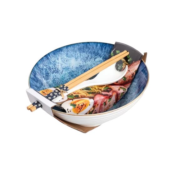 Homla SALADO Blue Ramen Set
