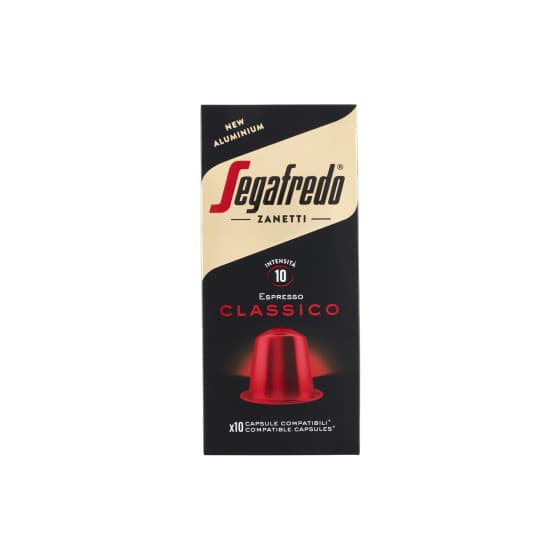 Segafredo Classico Coffee Capsules for Nespresso® Machines, 10 vnt.