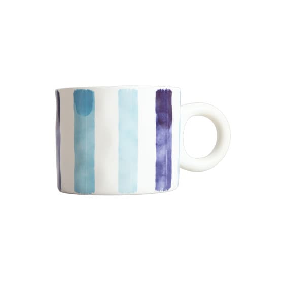 Homla TERNA Blue Stripes Mug, 350 ml