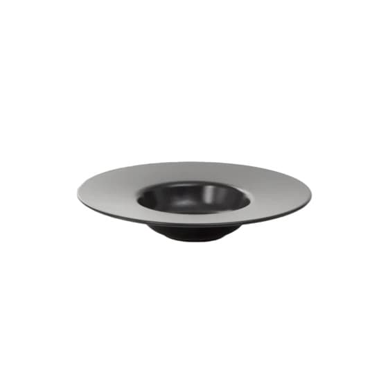 Plate Homla FAMELIO Black for pasta, 28 cm