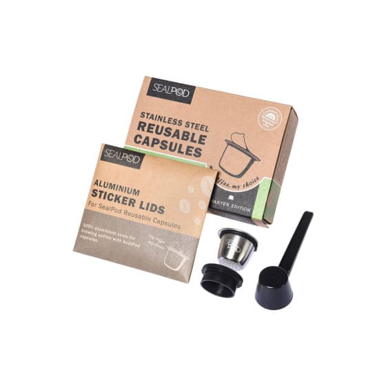 Reusable capsule compatible with Nespresso® Sealpod Starter Edition