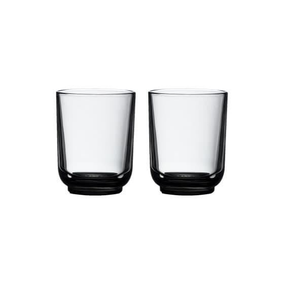 Fellow Pirch Latte Smoke glass set, 2 pcs. x 325 ml