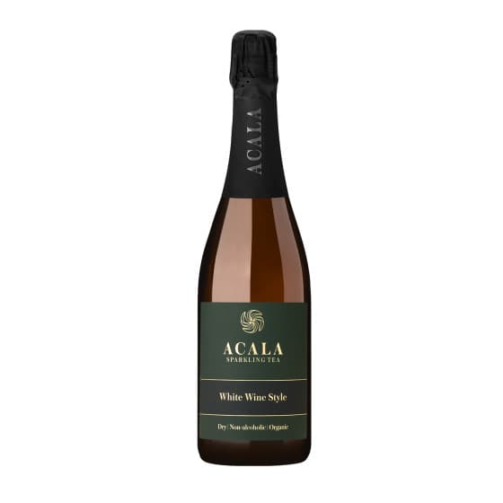 Organic sparkling tea ACALA White Wine Style, 750 ml