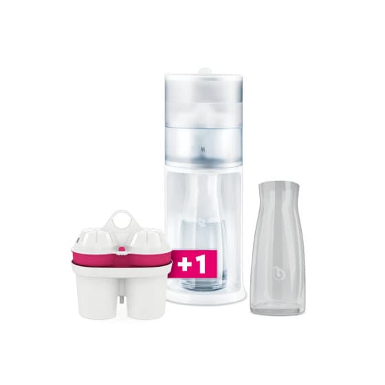 BWT AQUAlizer Station incl. + Magnesium-Mineralised Cartridge + Glass Carafe