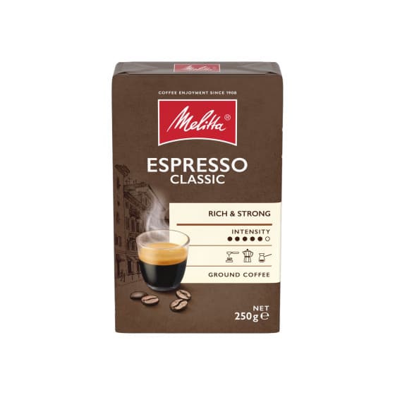 Ground coffee Melitta Espresso Classic, 250 g