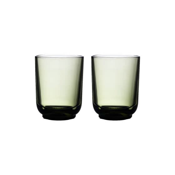 Fellow Pirch Latte Woodland glass set, 2 pcs. x 325 ml