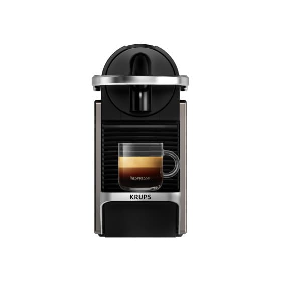 Nespresso Pixie Redesign XN306T10 Coffee Pod Machine (Krups) - Titan