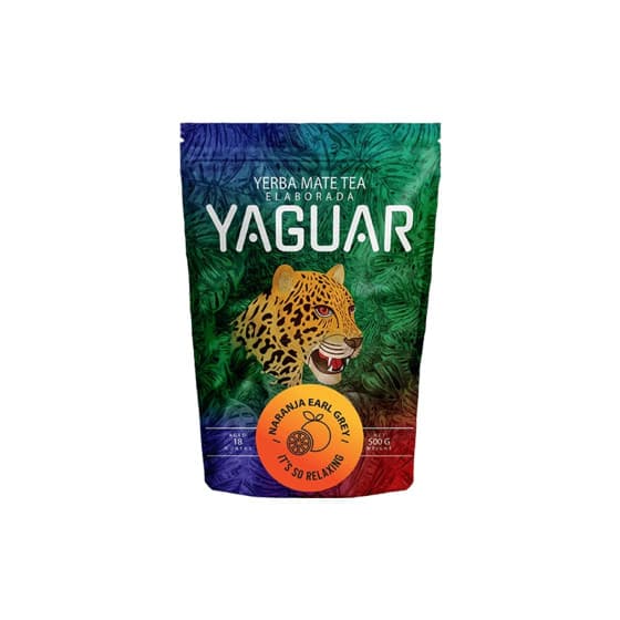 Mate tea Yaguar Naranja Earl Grey, 0.5 kg