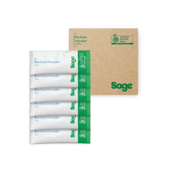 Sage Coffee Machine Descaler Powder, 6 x 25 g (SCC101)