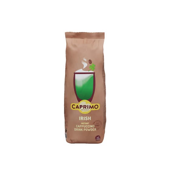 Flavoured instant cocoa-based cappuccino drink powder Caprimo Irish Cappuccino, 1 kg