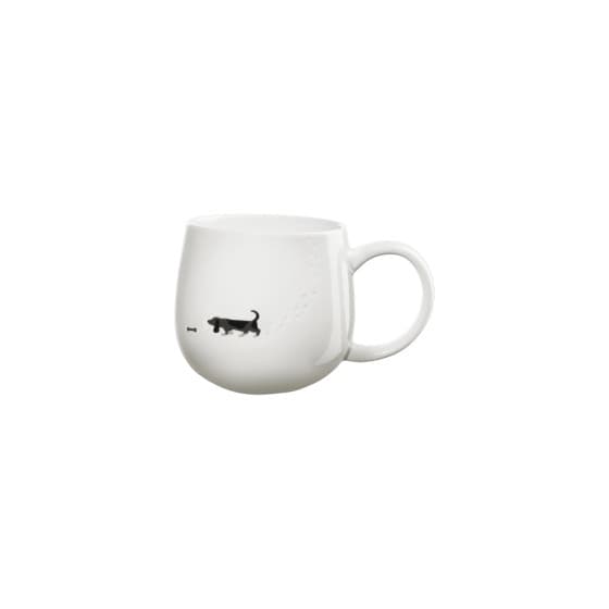 Asa Selection Mouga Footprints Dog Mug, 400 ml