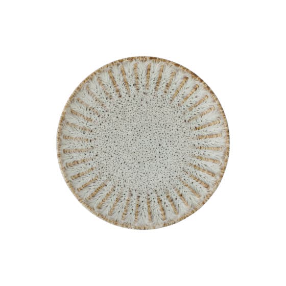 Creative Collection Nature Stoneware Fleur Plate, 21 cm