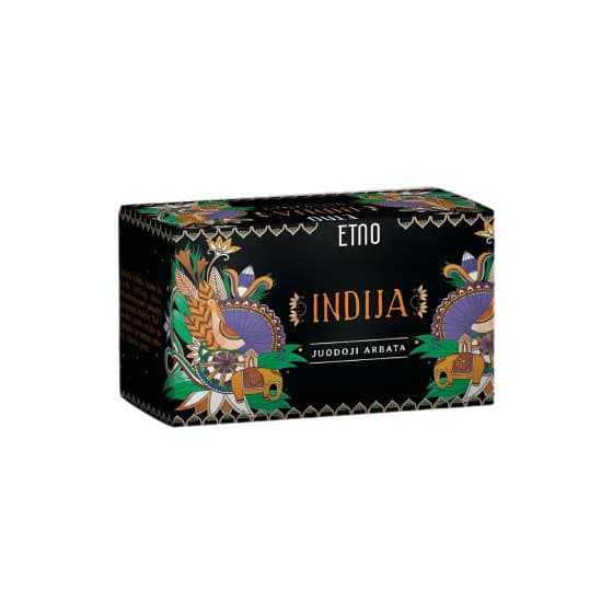 Black tea ETNO Indija, 20 pcs.