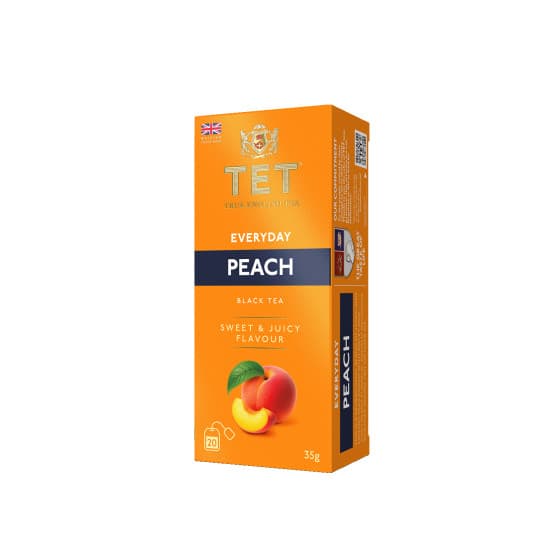 Black tea True English Tea Everyday Peach, 20 pcs.