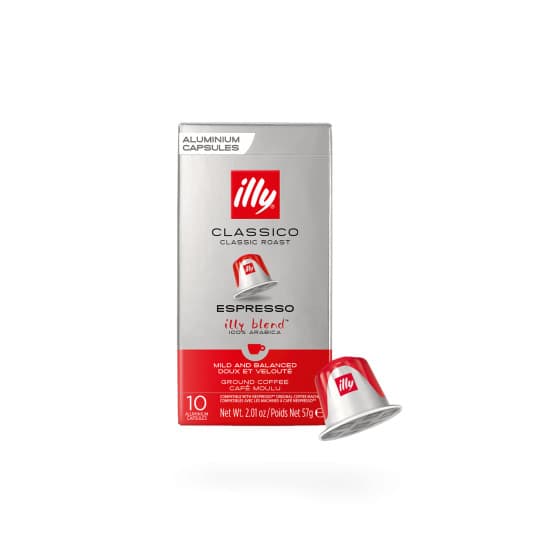 Illy Espresso Classico Coffee Capsules for Nespresso® Machines, 10 pcs.