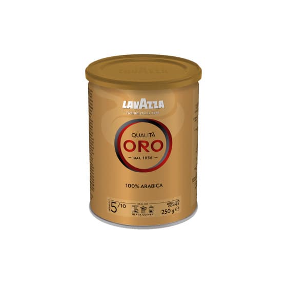 Ground coffee Lavazza Qualita Oro, 250 g (in a tin)