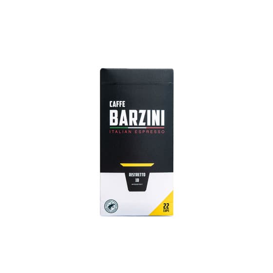 Coffee capsules compatible with Nespresso® Caffe Barzini Ristretto, 22 pcs.