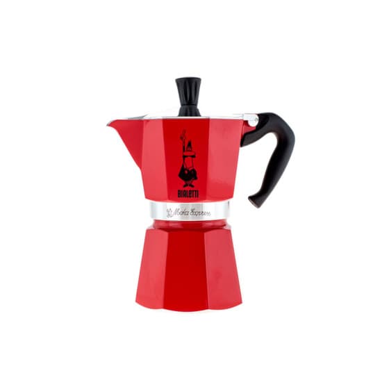 Moka pot Bialetti Moka Express Red 6 cups