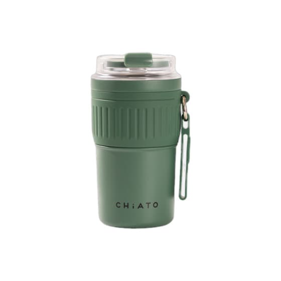 CHiATO Home hotSIP Sage Green insulated travel mug, 400 ml – Green
