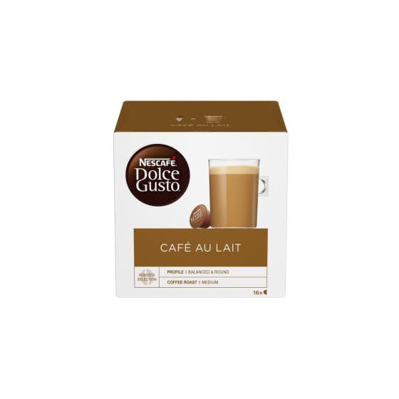Coffee capsules NESCAFÉ® Dolce Gusto® Café Au lait, 16 pcs.