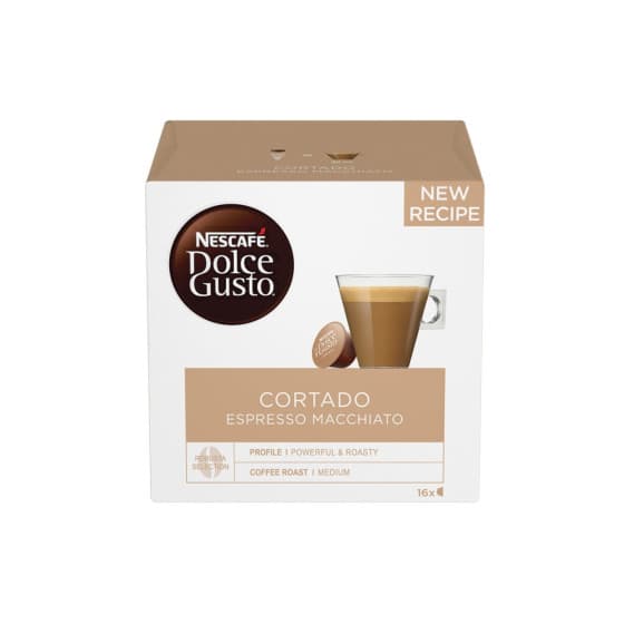 Coffee capsules NESCAFÉ® Dolce Gusto® Cortado, 16 pcs.