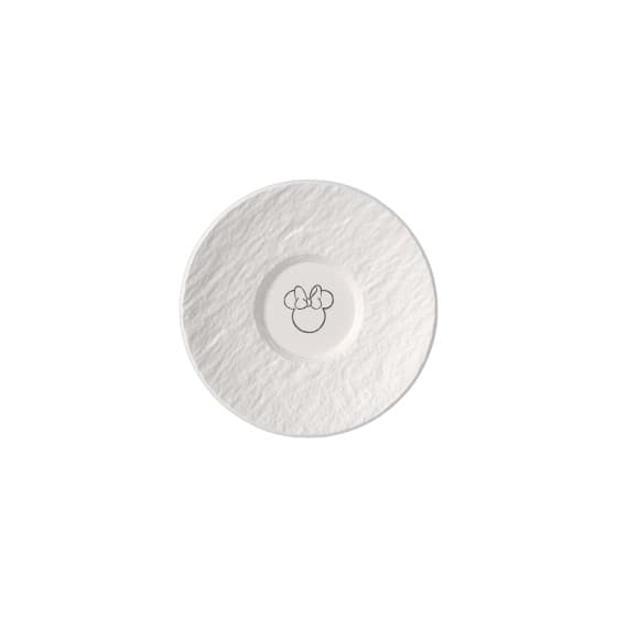 Villeroy & Boch Manufacture Rock Blanc Mickey Mouse Espresso Cup Saucer, 12.1 cm