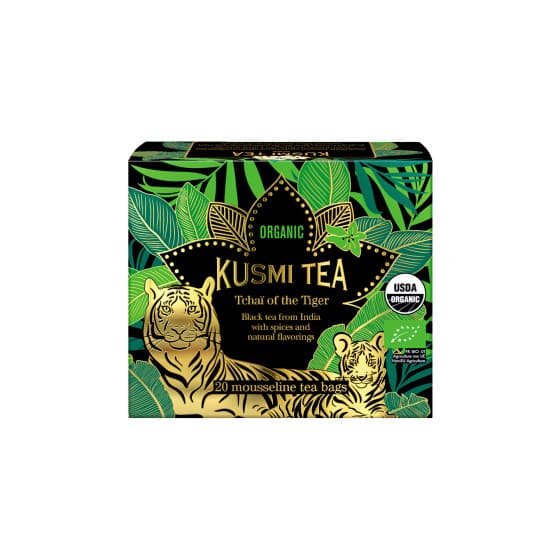 Organic black tea Kusmi Tea Tchaï of the Tiger – 20 muslin tea bags