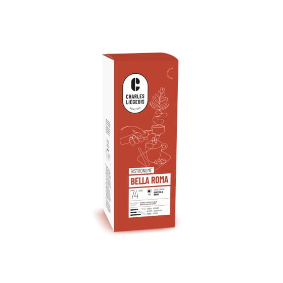 Coffee pods Charles Liégeois Bella Roma, 25 pcs.