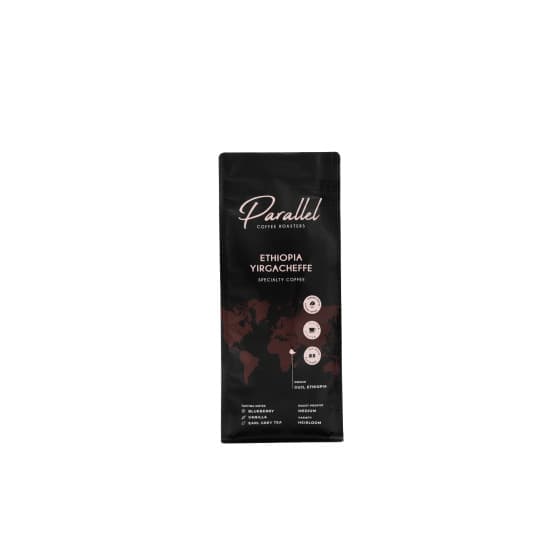 Ground specialty coffee Parallel Ethiopia Yirgacheffe, 200 g