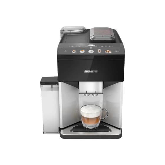 Siemens EQ.500 TQ513R01 Bean to Cup Coffee Machine - Silver&Black