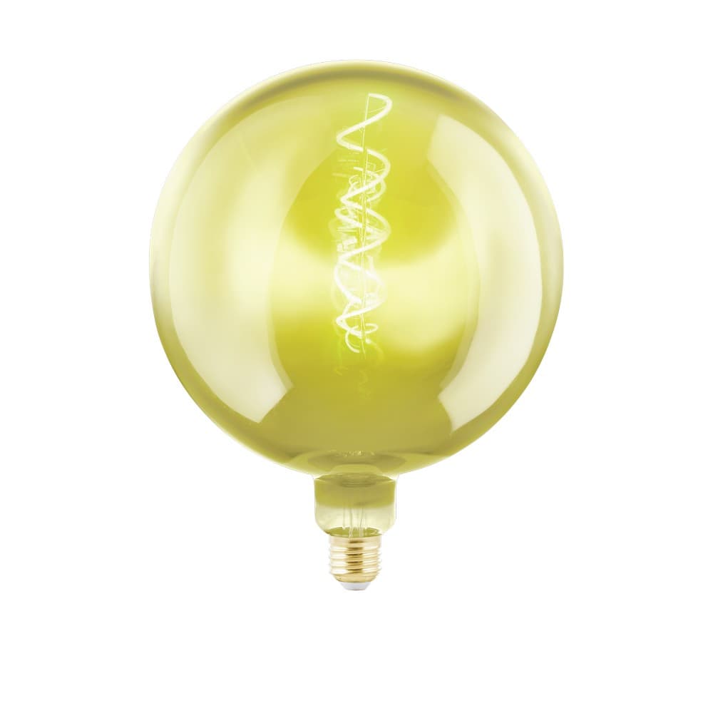 Eglo LEDE27 Gold Vap G200 Spiral Dimmable LED Bulb 4W 1900K
