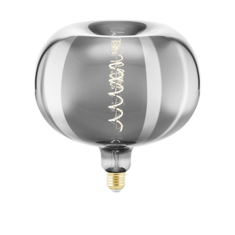 Eglo LEDE27 Chrome Vap Apple Spiral Dimmable LED Bulb 4W 2200K