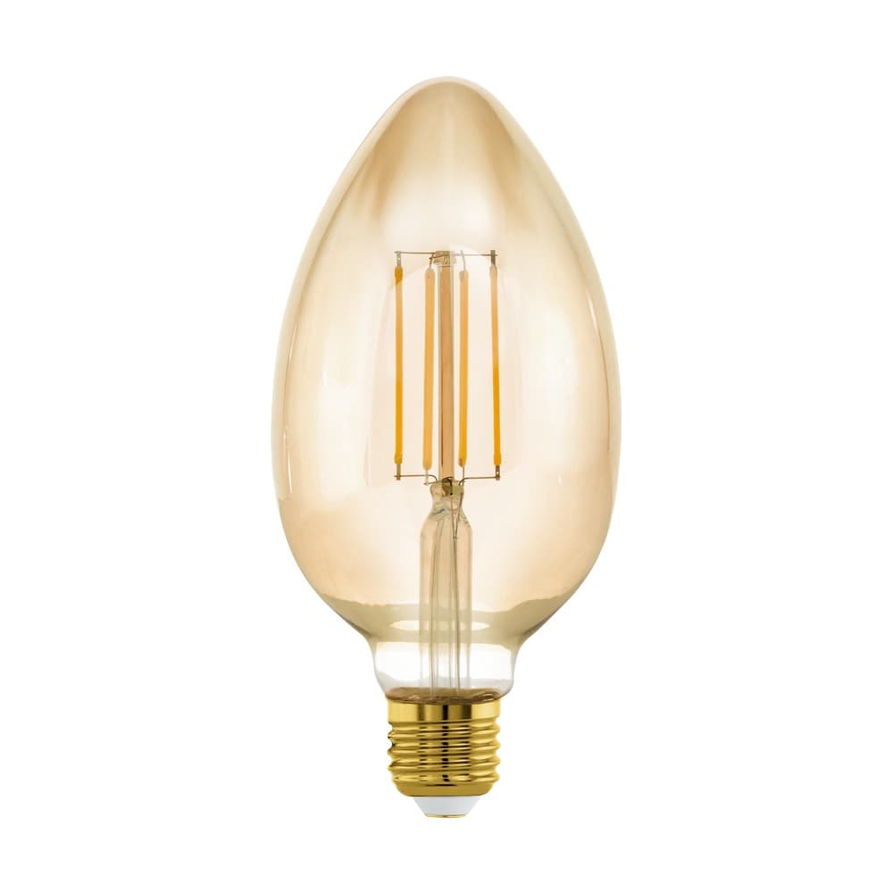 Eglo LED E27 Vintage B80 Dimmable LED Bulb 4.5W 2200K - 4 Pack