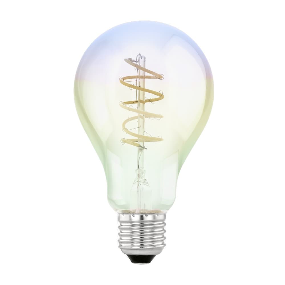Eglo LED E27 Iridescent A75 Spiral LED Bulb 4W 2000K - 8 Pack