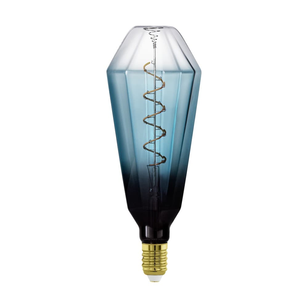 Eglo LEDE27 Blue Ombre T100 Spiral Dimmable LED Bulb 4W 2000K