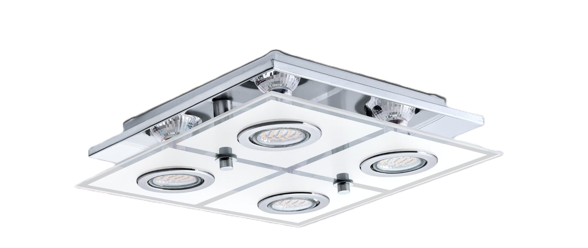 Eglo Cabo Chrome GU10 Ceiling Light